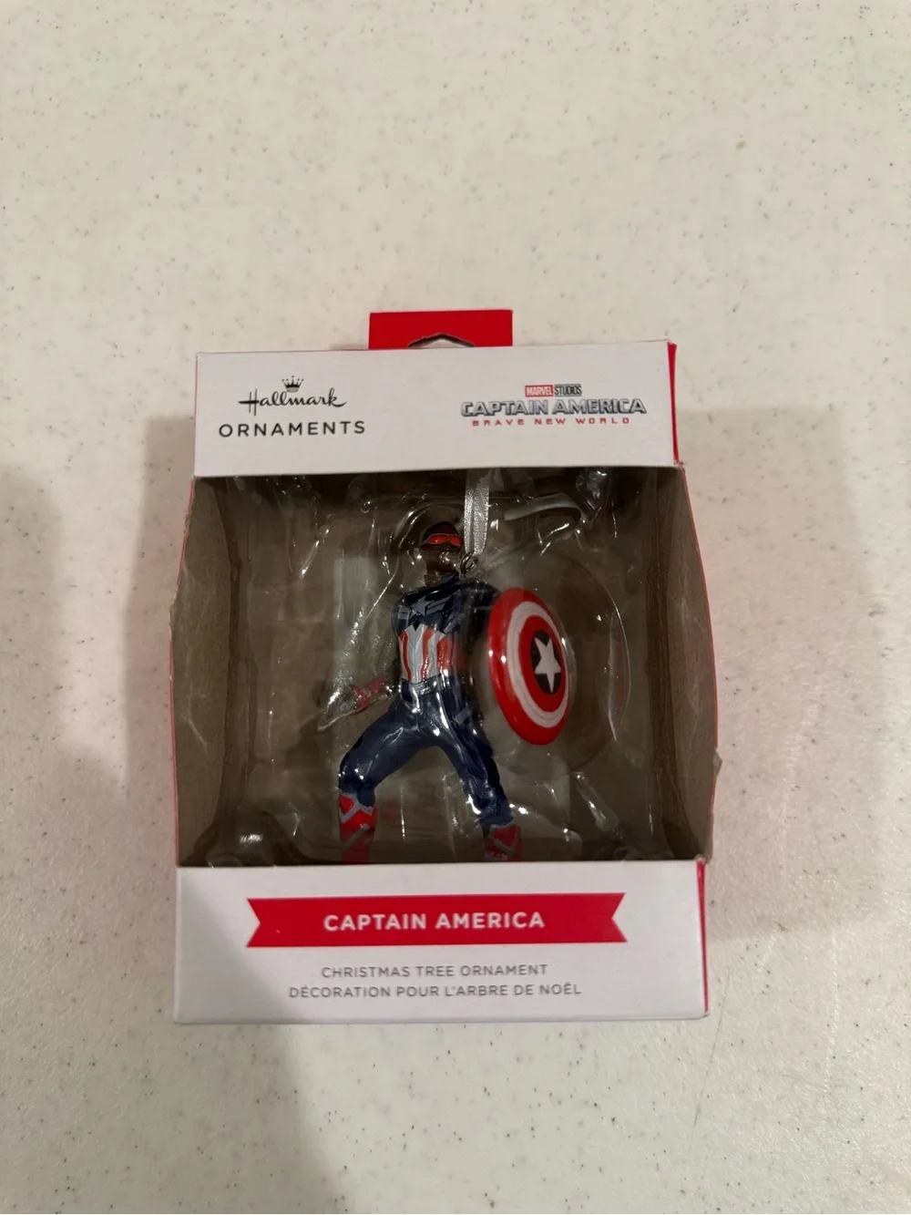 NEW Hallmark “ Captain America “ Brave New World Ornament